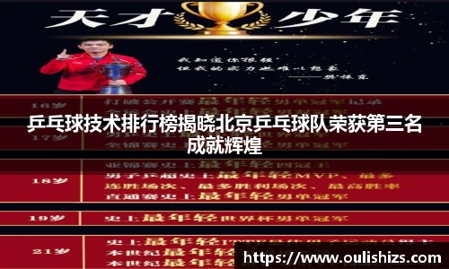 乒乓球技术排行榜揭晓北京乒乓球队荣获第三名成就辉煌